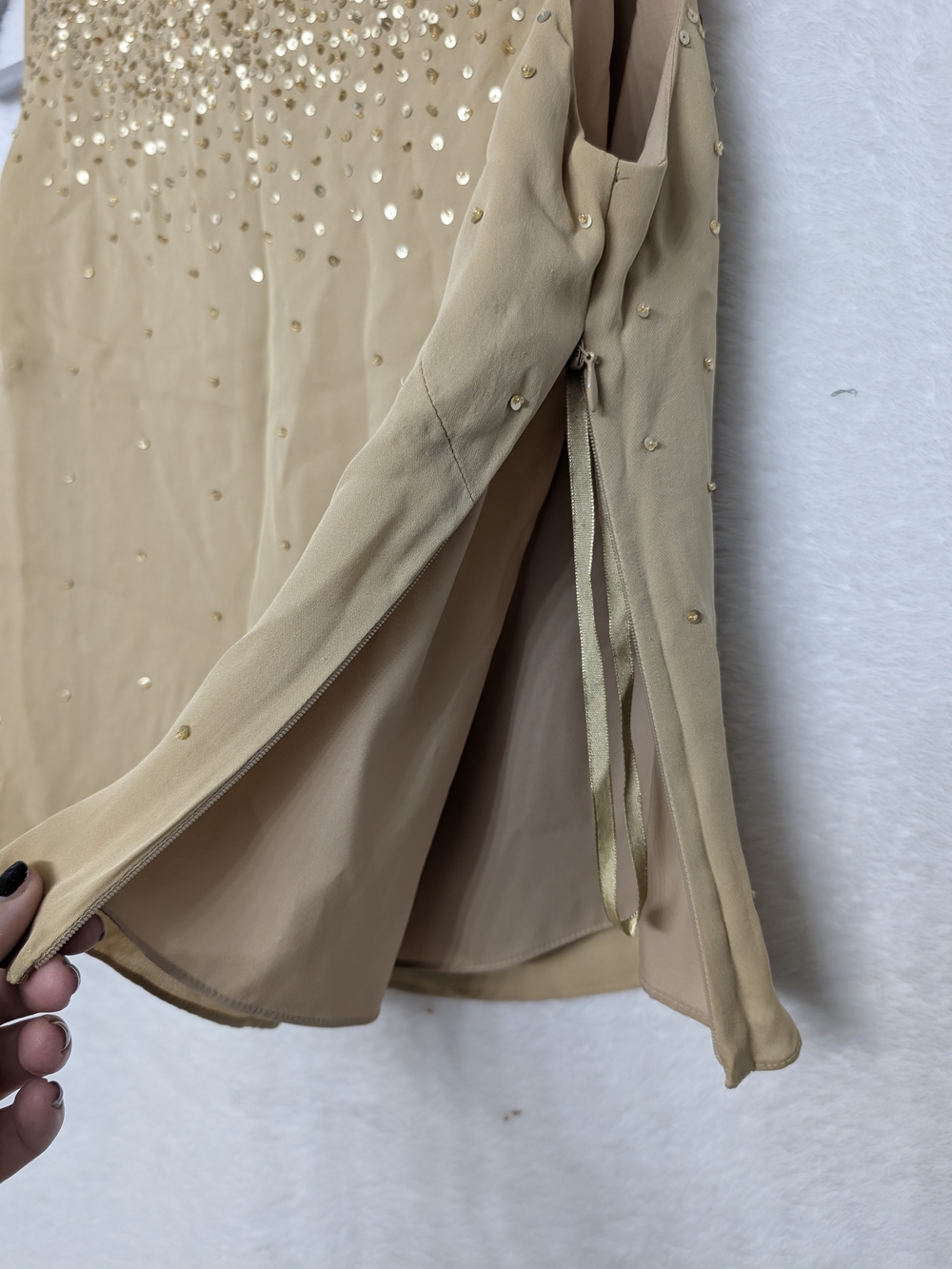 Talbots Gold Sequin Sleeveless Camisole - Picture 6 of 9